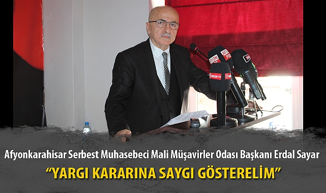 “YARGI KARARINA SAYGI GÖSTERELİM”
