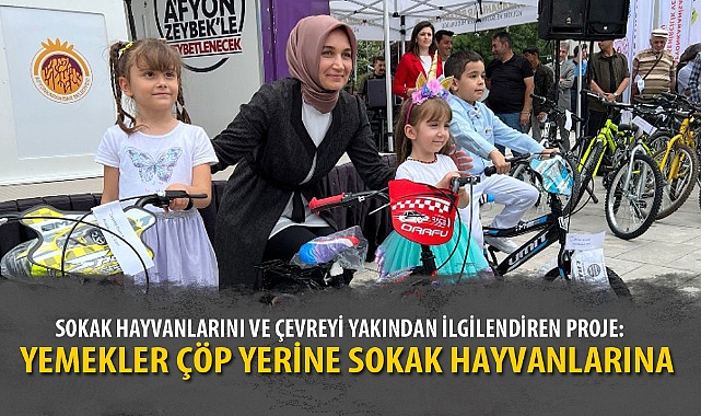 "YEMEKLER ÇÖP YERİNE SOKAK HAYVANLARIYLA YEŞİL ALANLARA"