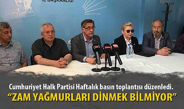 "ZAM YAĞMURLARI DİNMEK BİLMİYOR"