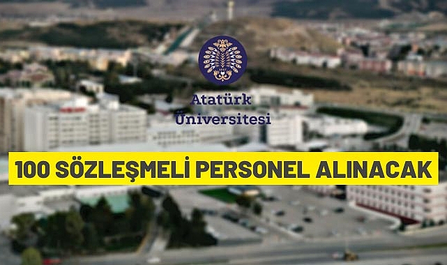 100 SÖZLEŞMELİ PERSONEL ALINACAK