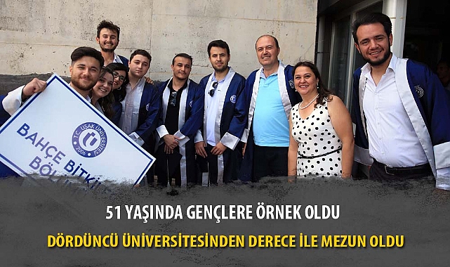 51 YAŞINDA GENÇLERE ÖRNEK OLDU