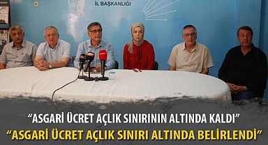 “ASGARİ ÜCRET AÇLIK SINIRININ ALTINDA KALDI”