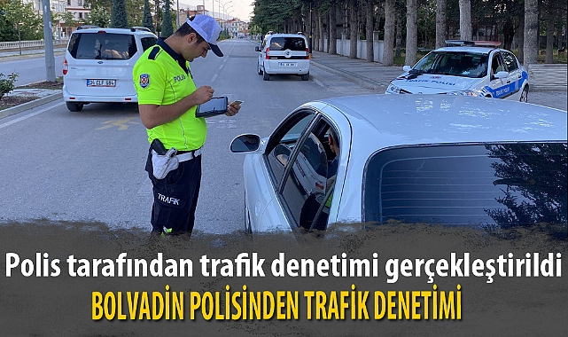 BOLVADİN POLİSİNDEN TRAFİK DENETİMİ