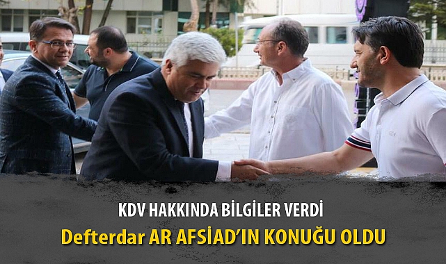 Defterdar AR AFSİAD’IN KONUĞU OLDU