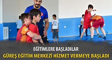 GÜREŞ EĞİTİM MERKEZİ HİZMET VERMEYE BAŞLADI