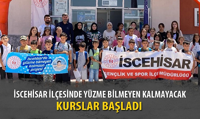 İSCEHİSAR İLÇESİNDE YÜZME BİLMEYEN KALMAYACAK