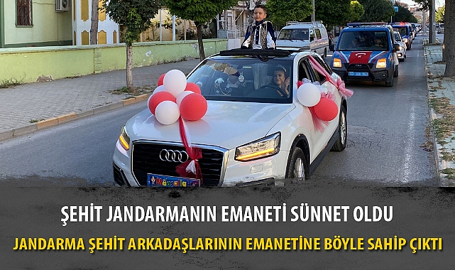 JANDARMA ŞEHİT ARKADAŞLARININ EMANETİNE BÖYLE SAHİP ÇIKTI