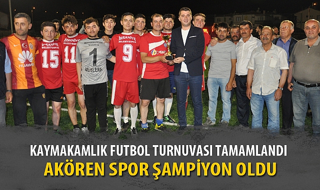 KAYMAKAMLIK FUTBOL TURNUVASI TAMAMLANDI