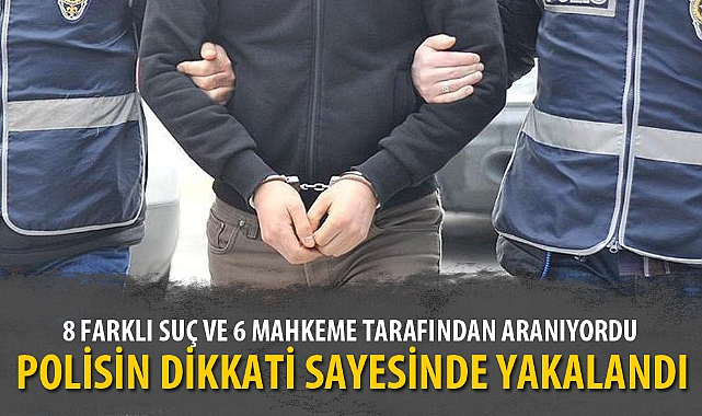 POLİSİN DİKKATİ SAYESİNDE YAKALANDI