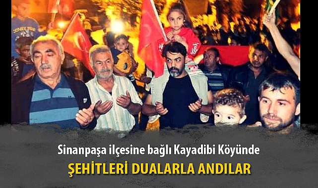 ŞEHİTLERİ DUALARLA ANDILAR