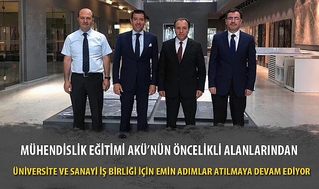 ÜNİVERSİTE VE SANAYİ İŞ BİRLİĞİ İÇİN EMİN ADIMLAR ATILMAYA DEVAM EDİYOR
