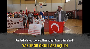 YAZ SPOR OKULLARI AÇILDI