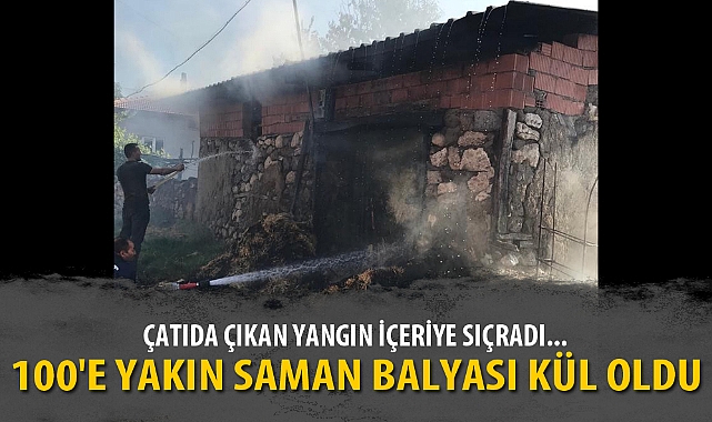 100'E YAKIN SAMAN BALYASI KÜL OLDU