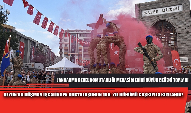 AFYON’UN DÜŞMAN İŞGALİNDEN KURTULUŞUNUN 100. YIL DÖNÜMÜ COŞKUYLA KUTLANDI!
