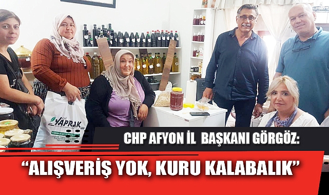 "ALIŞVERİŞ YOK, KURU KALABALIK"