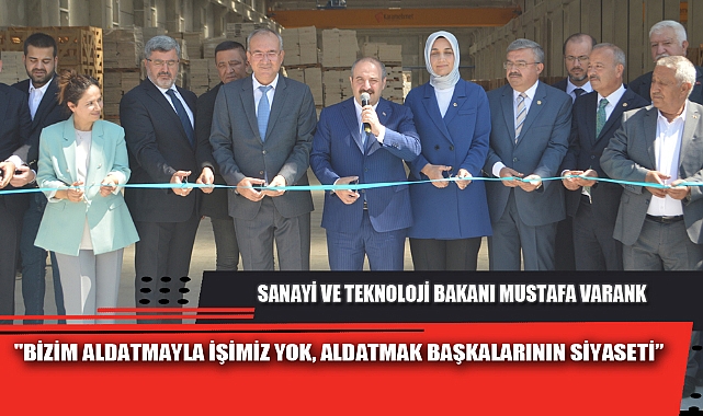 "BİZİM ALDATMAYLA İŞİMİZ YOK, ALDATMAK BAŞKALARININ SİYASETİ" 