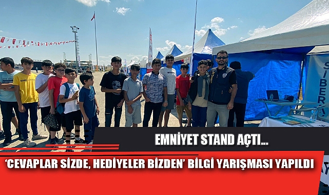 ‘CEVAPLAR SİZDE, HEDİYELER BİZDEN’ BİLGİ YARIŞMASI YAPILDI