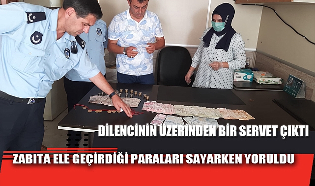 DİLENCİNİN ÜZERİNDEN BİR SERVET ÇIKTI