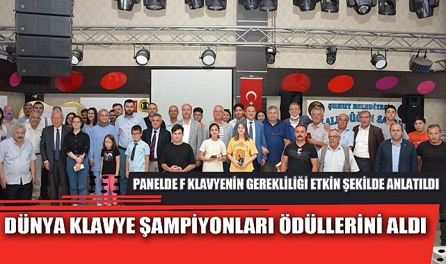 DÜNYA KLAVYE ŞAMPİYONLARI ÖDÜLLERİNİ ALDI