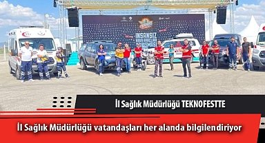 İL SAĞLIK MÜDÜRLÜĞÜ VATANDAŞLARI HER ALANDA BİLGİLENDİRİYOR