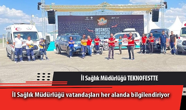 İL SAĞLIK MÜDÜRLÜĞÜ VATANDAŞLARI HER ALANDA BİLGİLENDİRİYOR
