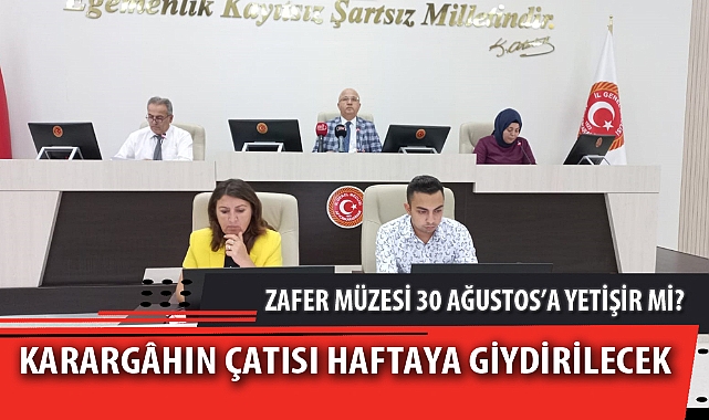 KARARGÂHIN ÇATISI HAFTAYA GİYDİRİLECEK