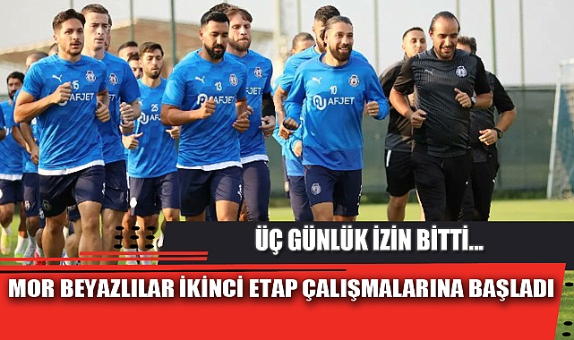 MOR BEYAZLILAR İKİNCİ ETAP ÇALIŞMALARINA BAŞLADI