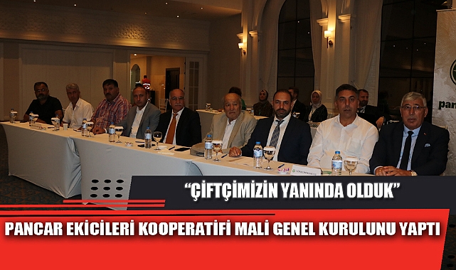 PANCAR EKİCİLERİ KOOPERATİFİ MALİ GENEL KURULUNU YAPTI