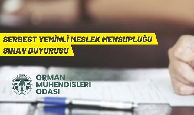 SERBEST YEMİNLİ MESLEK MENSUPLUĞU SINAV DUYURUSU