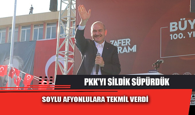SOYLU AFYONLULARA TEKMİL VERDİ