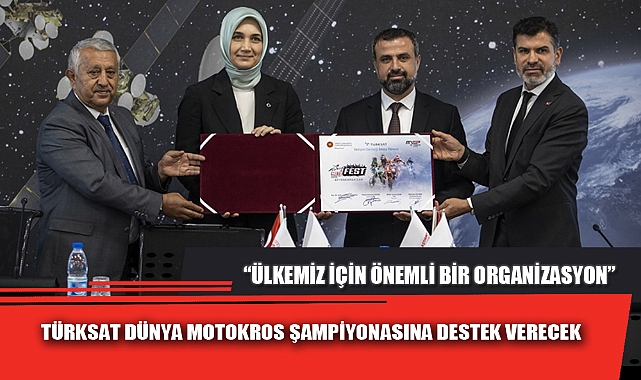 TÜRKSAT DÜNYA MOTOKROS ŞAMPİYONASINA DESTEK VERECEK