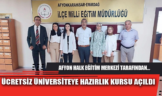 ÜCRETSİZ ÜNİVERSİTEYE HAZIRLIK KURSU AÇILDI