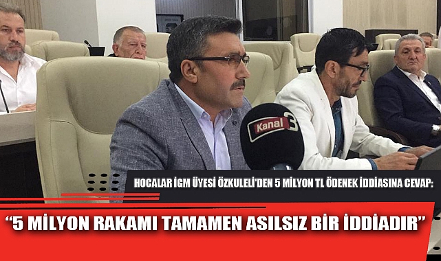 “5 MİLYON RAKAMI TAMAMEN ASILSIZ BİR İDDİADIR”