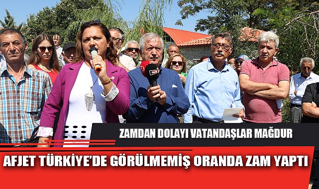 AFJET TÜRKİYE’DE GÖRÜLMEMİŞ ORANDA ZAM YAPTI