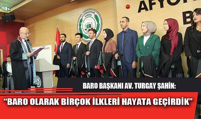 “BARO OLARAK BİRÇOK İLKLERİ HAYATA GEÇİRDİK”