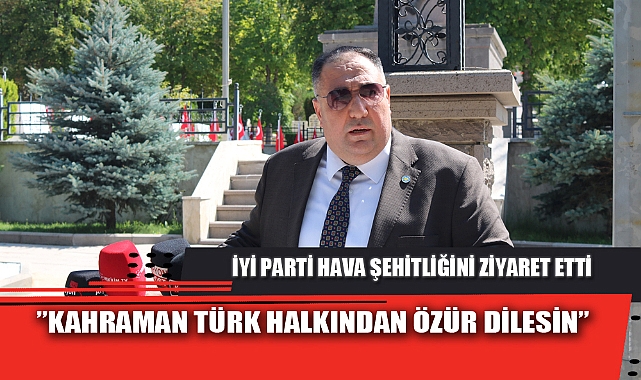 BAŞKAN MISIRLIOĞLU: ”KAHRAMAN TÜRK HALKINDAN ÖZÜR DİLESİN”