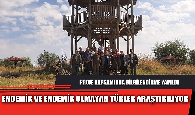 ENDEMİK VE ENDEMİK OLMAYAN TÜRLER ARAŞTIRILIYOR