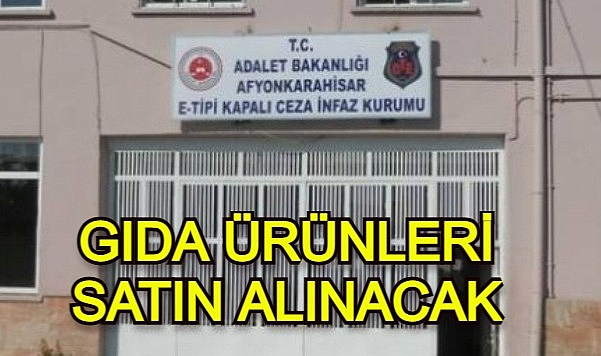 GIDA ÜRÜNLERİ SATIN ALINACAK