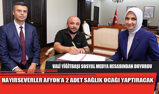 HAYIRSEVERLER AFYON'A 2 ADET SAĞLIK OCAĞI YAPTIRACAK