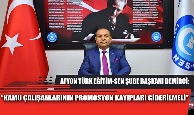 “KAMU ÇALIŞANLARININ PROMOSYON KAYIPLARI GİDERİLMELİ”