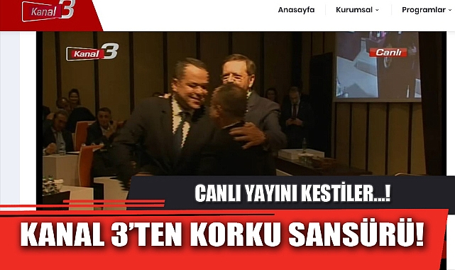KANAL 3’TEN KORKU SANSÜRÜ!