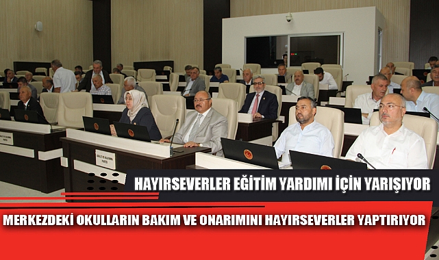 MERKEZDEKİ OKULLARIN BAKIM VE ONARIMINI HAYIRSEVERLER YAPTIRIYOR