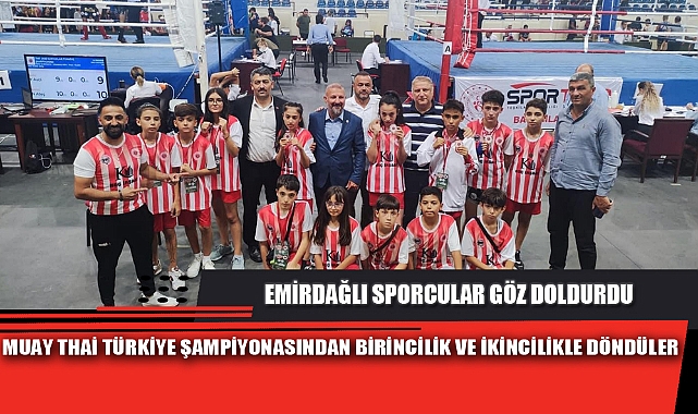 MUAY THAİ TÜRKİYE ŞAMPİYONASINDAN BİRİNCİLİK VE İKİNCİLİKLE DÖNDÜLER