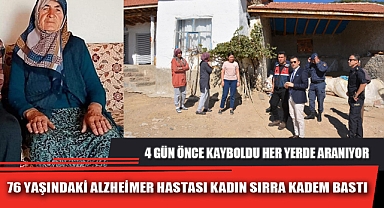 76 YAŞINDAKİ ALZHEİMER HASTASI KADIN SIRRA KADEM BASTI