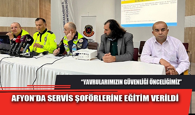 AFYON’DA SERVİS ŞOFÖRLERİNE EĞİTİM VERİLDİ