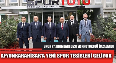 AFYONKARAHİSAR’A YENİ SPOR TESİSLERİ GELİYOR