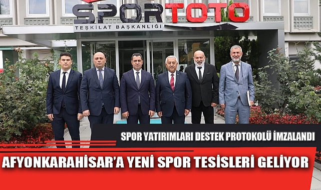 AFYONKARAHİSAR’A YENİ SPOR TESİSLERİ GELİYOR