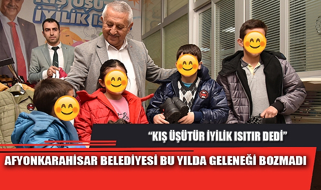 AFYONKARAHİSAR BELEDİYESİ BU YILDA GELENEĞİ BOZMADI