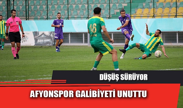 AFYONSPOR GALİBİYETİ UNUTTU