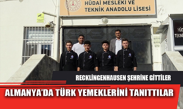 ALMANYA’DA TÜRK YEMEKLERİNİ TANITTILAR